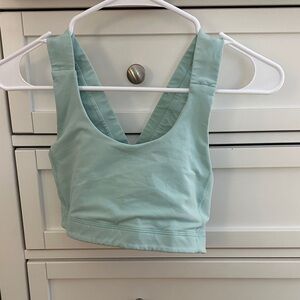 Lululemon Athletica Light Green Crop Top